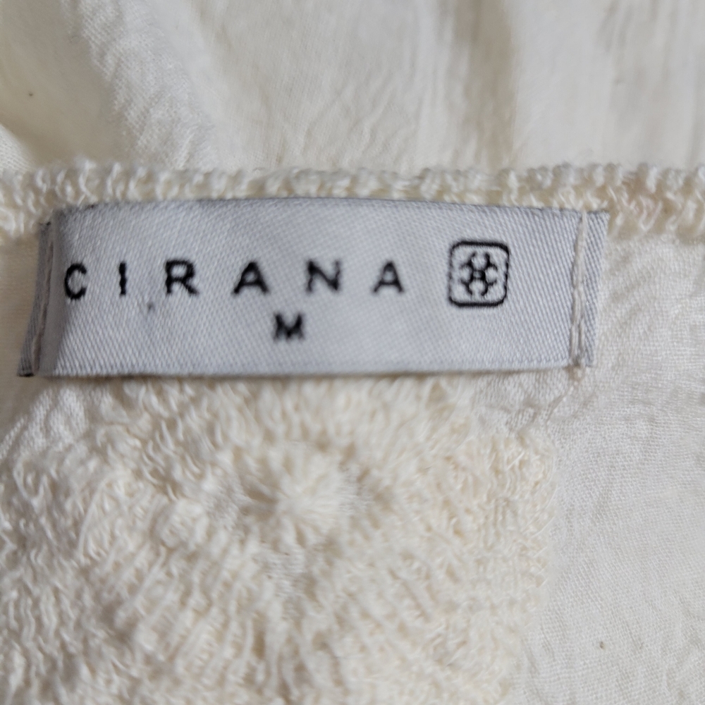 Cirana Lacey 100% Cotton  Blouse 3/4 Sleeve - Picture 6 of 7